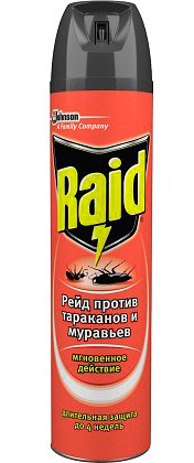 Aérosol de cafards Raid