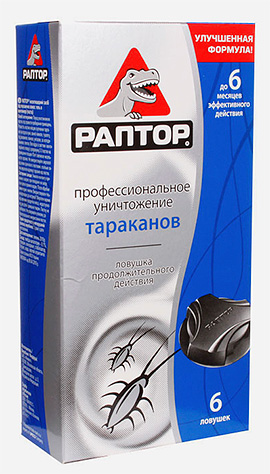 Fälla för kackerlackor Raptor