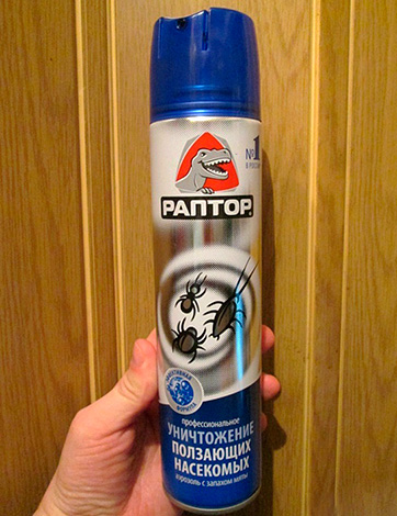 Aerosol Raptor da insetti striscianti