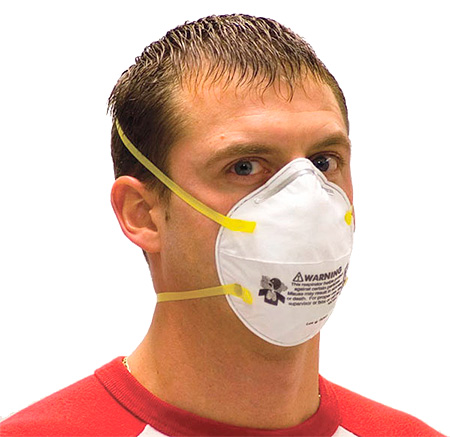 Utilisez un respirateur lors de la pulvérisation des punaises de lit