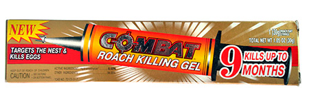 Gel para matar baratas de combate