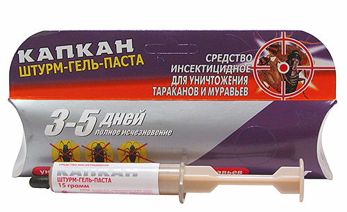 Insecticidal gel Kapkan Sturm-gel-paste