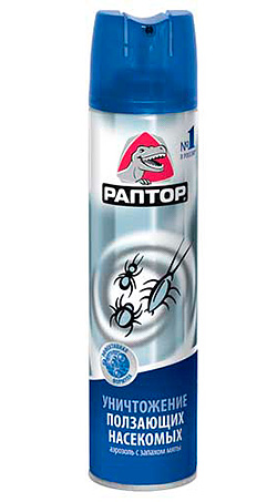 Raptor for the destruction of crawling insects