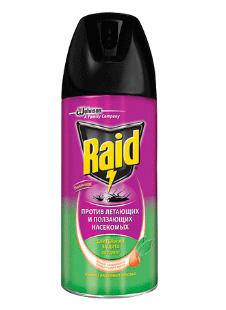 Aerosol mot flygande och krypande insekter Raid