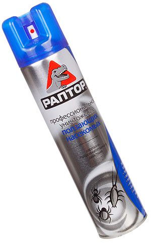 Aerosol från krypande insekter Raptor