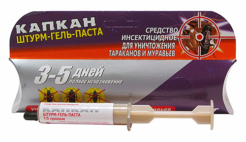 Gel-paste Storm for the destruction of cockroaches and ants