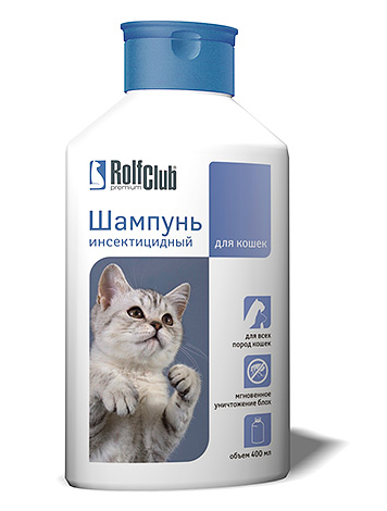 Shampoo antipulgas para gatos Rolf Club