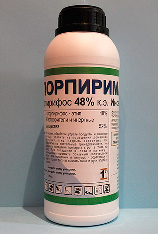 Chlorpirimac repellente per insetti - anche abbastanza efficace contro le pulci