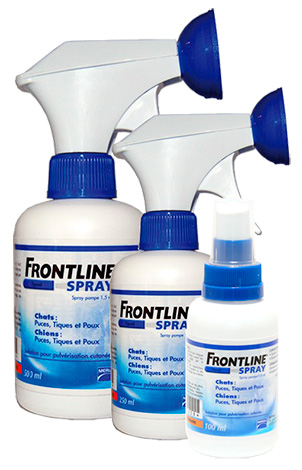 Spreje proti blchám Frontline