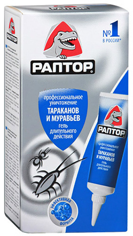 Gel Raptor de cafards et de fourmis