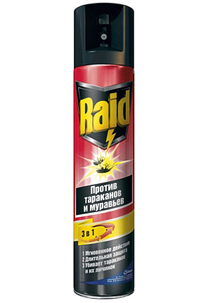 Raid de tueur d'insectes en aérosol