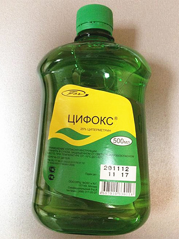 Tsifox vo fľaši s objemom 500 ml.