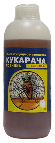 Le prix moyen d'un remède contre les punaises de lit Cucaracha est d'environ 170 roubles pour 50 ml et 1500 roubles pour 1 litre