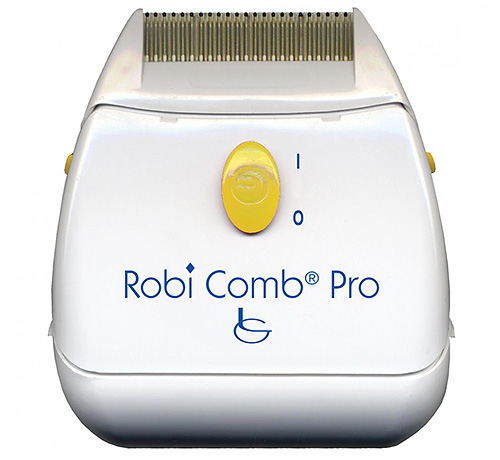 גרסה מתקדמת של מסרק Robi Comb Pro - מספקת גם השמדת כינים עם פריקה חשמלית
