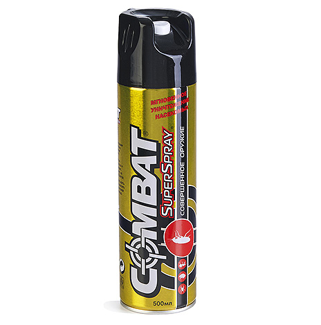 Aerosol Combat Superspray има приятна миризма и в същото време унищожава добре дървениците
