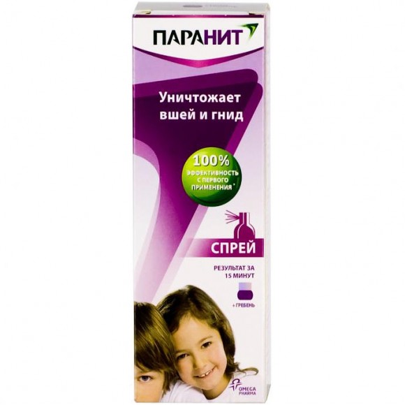 Liek na vši a hnidy u detí - Paranit
