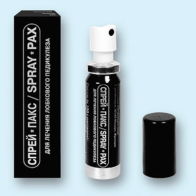 Liek proti všiam Spray-Pax bude účinný proti vši