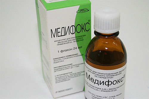 Šampón Medifox je ďalším veľmi populárnym liekom na vši.
