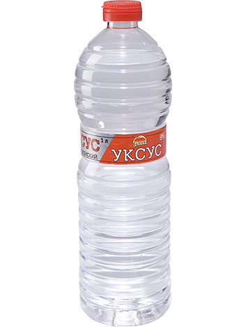 Na prípravu roztoku na vši budete potrebovať stolový ocot (9%)