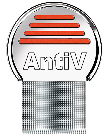 Comb AntiV - veľmi účinný nástroj na vyčesávanie vší a hníd z vlasov
