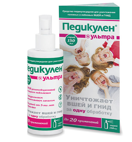 בעזרת תרסיס Pediculen Ultra ניתן להשמיד ביעילות גם כינים וגם כינים, רק חשוב להקפיד על ההוראות.