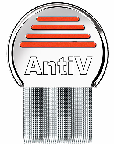 Špeciálny hrebeň na vyčesávanie vší a hníd AntiV