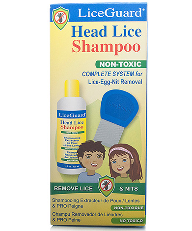 LiceGuard Shampoo ha una bassa tossicità sia per l'uomo che per i pidocchi
