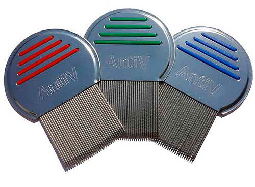 Il pettine AntiV rimuove efficacemente sia i pidocchi che le lendini dai capelli