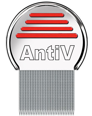 Hrebeň na vyčesávanie vší a hníd AntiV