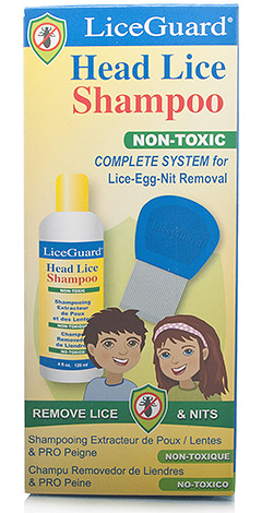 Vous pouvez desserrer l'attachement des lentes à vos cheveux avec le shampooing LiceGuard.