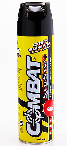 Aerosol Kombat Superspray môže byť účinný aj v boji proti plošticiam, ak ich v byte nie je príliš veľa.