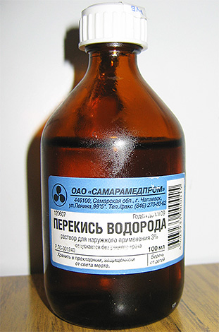 Hydrogen peroxide is used to disinfect bite wounds