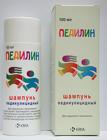 Shampooing pour le traitement de la pédiculose Pedilin