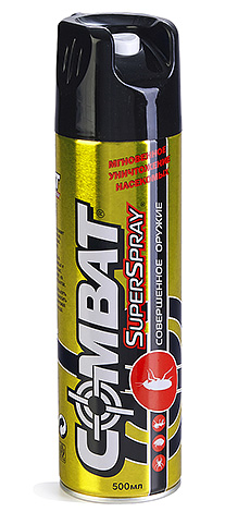 Aerosol Combat Superspray è molto facile da usare.
