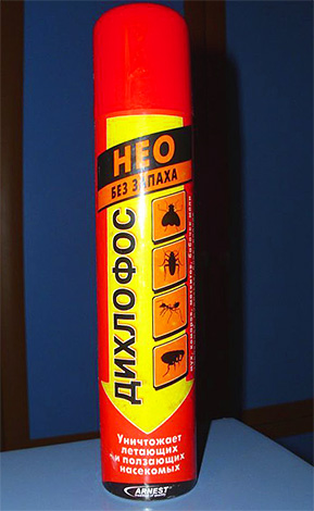 Gli aerosol moderni con il nome Dichlorvos non hanno praticamente nulla a che fare con la versione sovietica e quindi non agiscono sulle uova di cimice