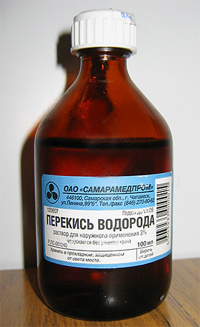 To disinfect the bite site, it can be treated with hydrogen peroxide.