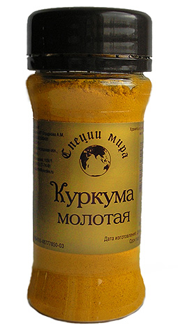 mletá kurkuma