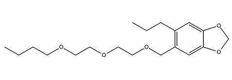 Piperonylbutoxid - ger en synergistisk effekt i kombination med pyretroider.