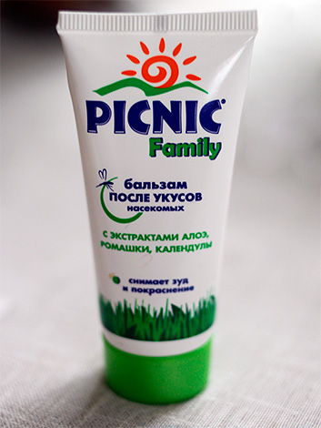 Balzam po bodnutí hmyzom Picnic Family.