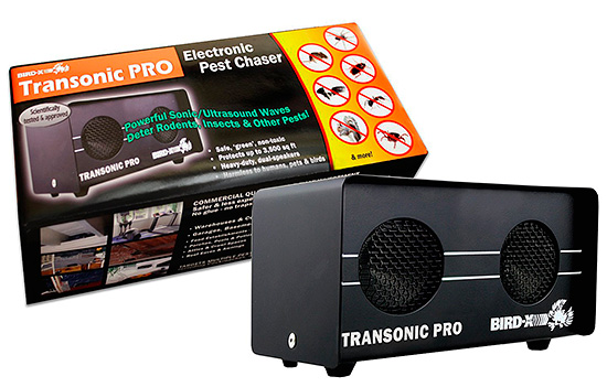 Репелер за птици, насекоми и гризачи Bird-X Transonic Pro