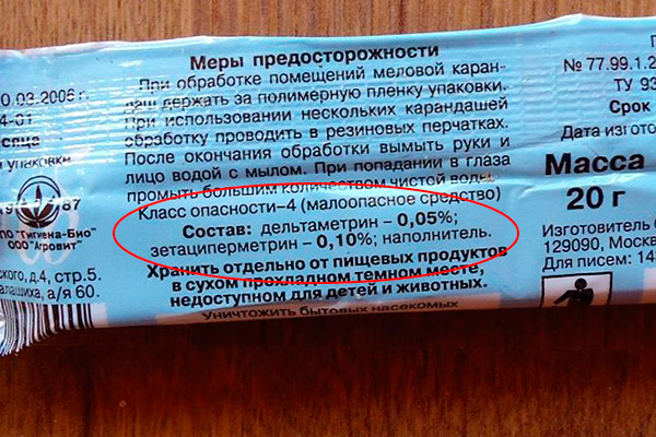Съставът на пастел Маша