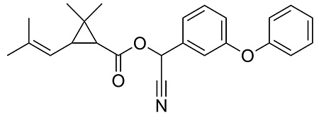 Cifenotrina: fórmula química