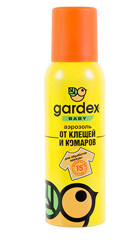 Aérosol Gardex Baby contre les tiques et les moustiques