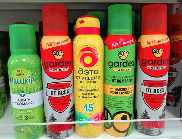 Aerosols from ticks and mosquitoes