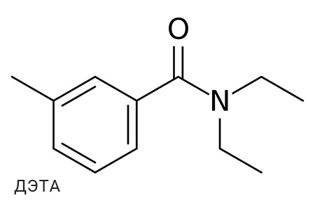 DEET ขับไล่ (diethyltoluamide)